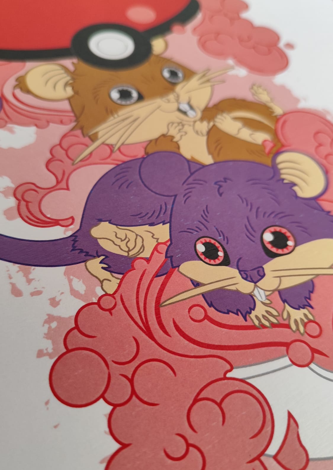 Rattata Art Print - Mischief Pet Products