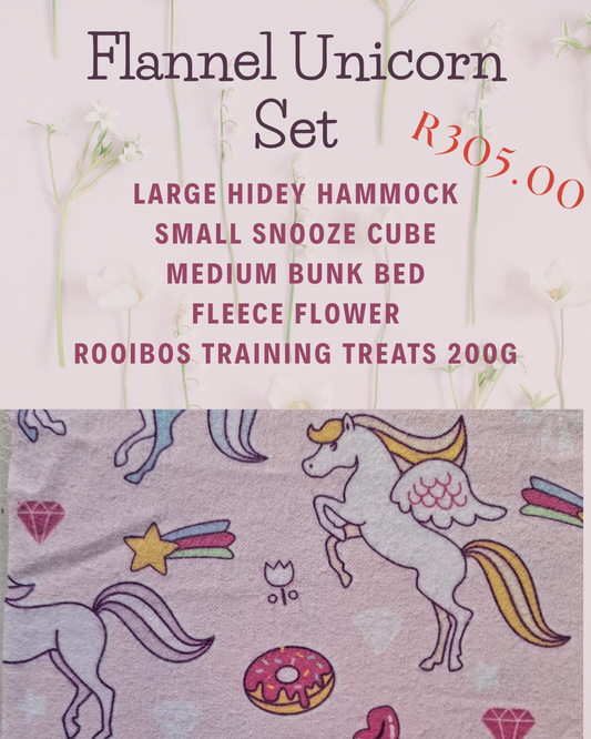 Flannel Unicorn Set
