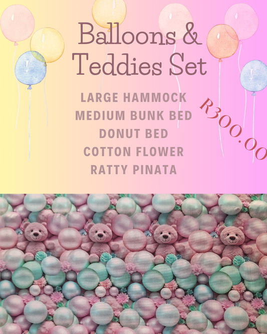 Balloons & Teddies Set
