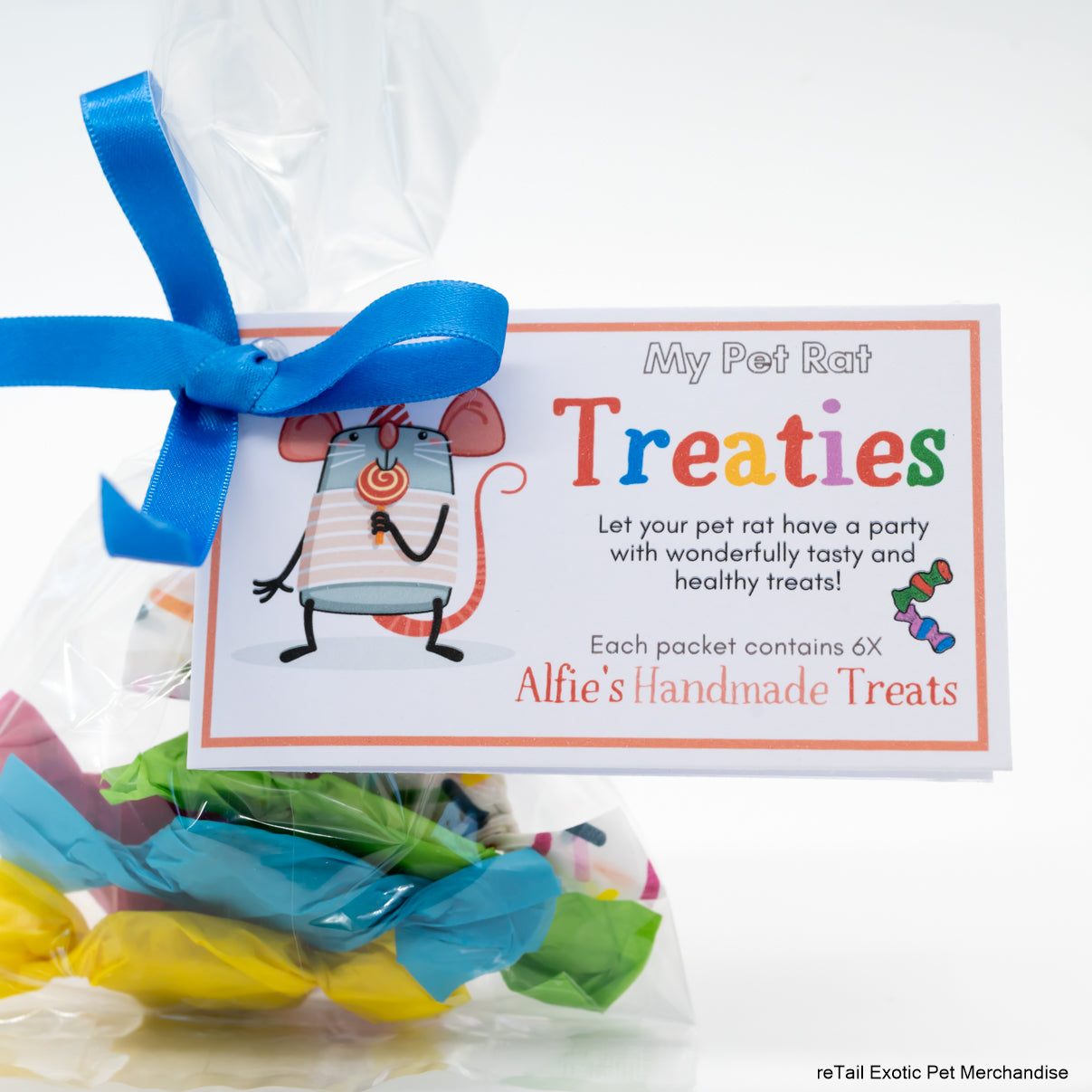 My Pet Rat Treaties - Collection of 6 Wrapped Alfie's Treats - Mischief Pet Products