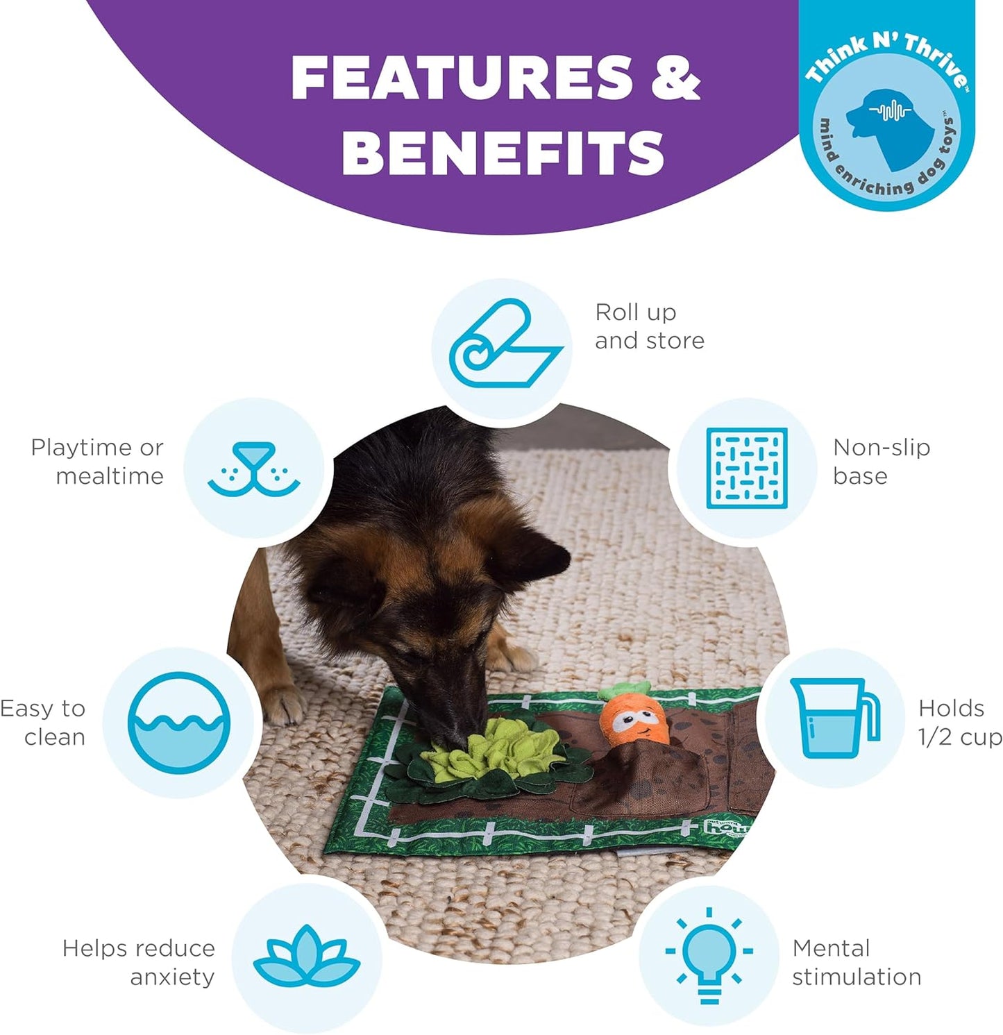 Garden Game Activity Matz - Nina Ottoson - Mischief Pet Products