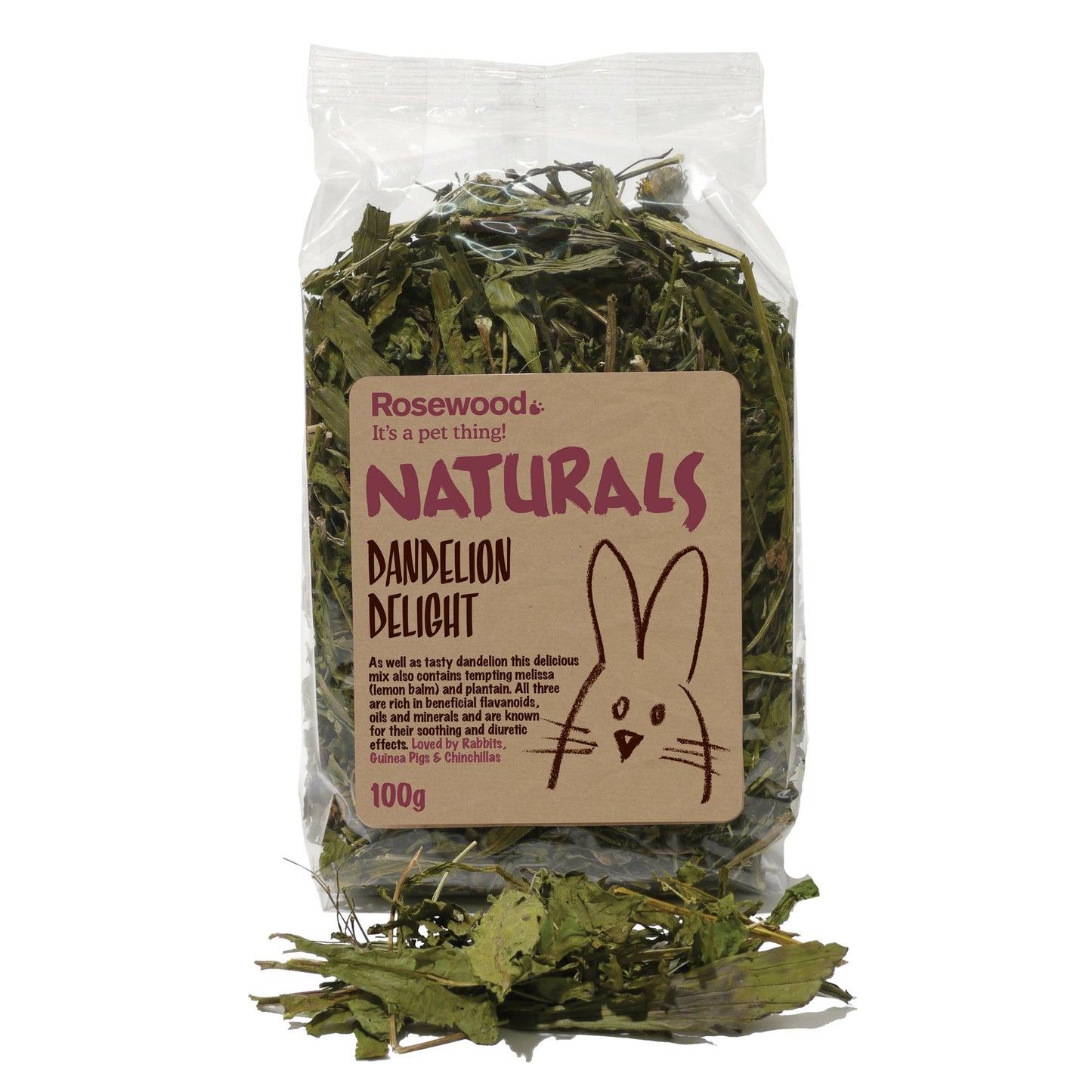 Rosewood Naturals Dandelion Delight 100g - Mischief Pet Products