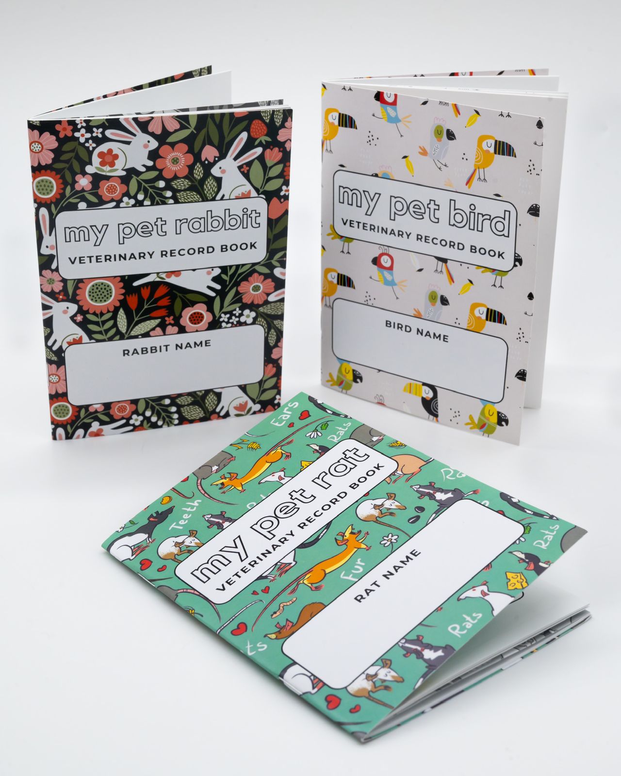 My Pet Bird Veterinary Record Book - Mischief Pet Products