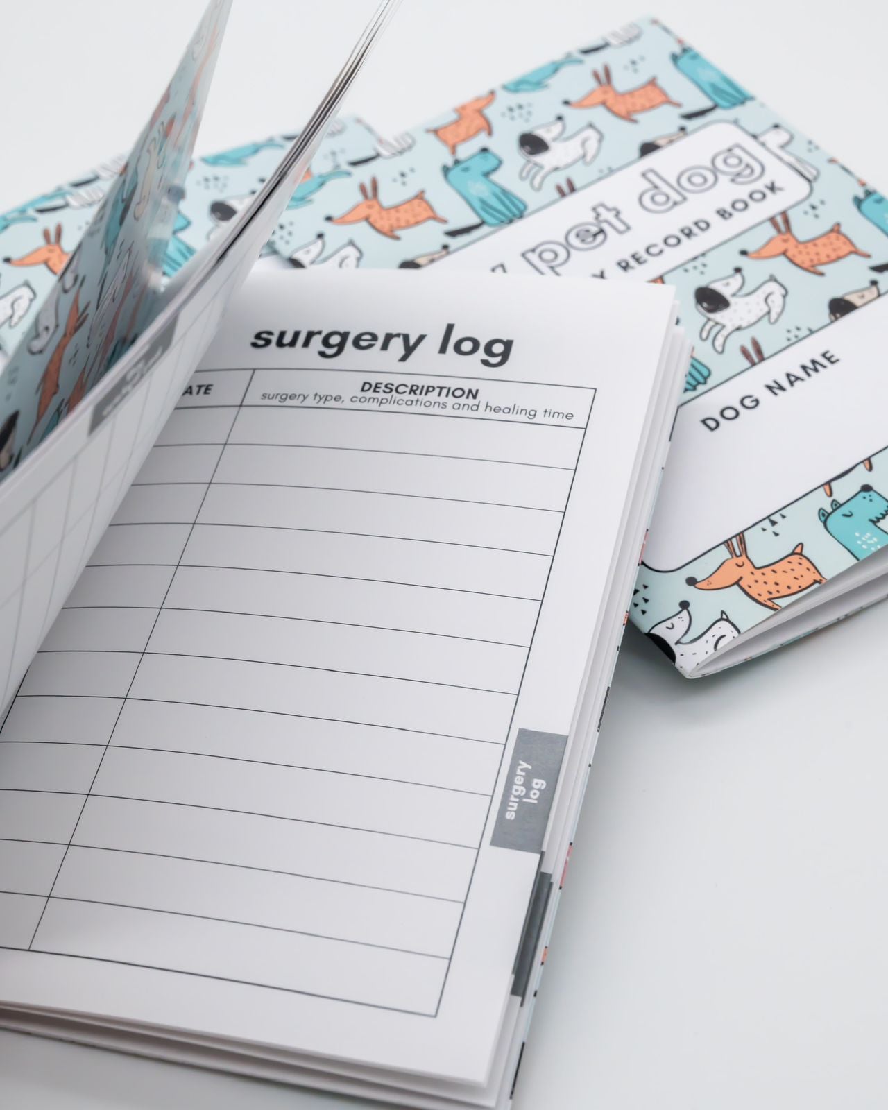 My Pet Cat Veterinary Record Book - Mischief Pet Products
