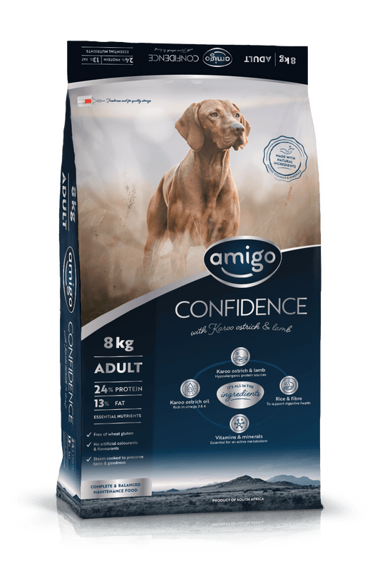 Amigo Confidence Dog Food - Mischief Pet Products