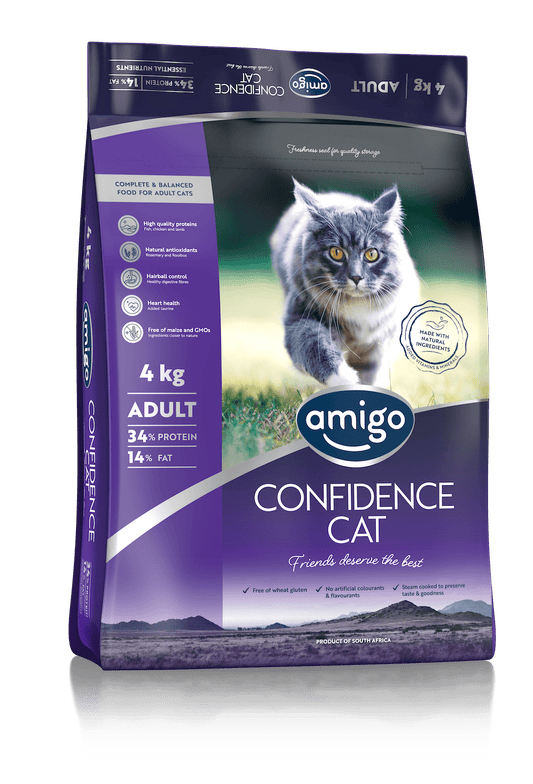 Amigo Confidence Adult Cat 4kg - Mischief Pet Products