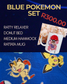Blue Pokemon Set - Mischief Pet Products