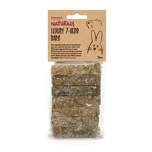Naturals Luxury 7-Herb Bars 80g (7pc) - Mischief Pet Products