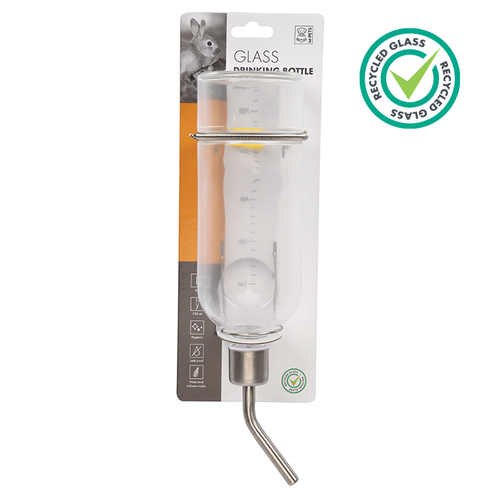 Glass Water Bottle - Mischief Pet Products