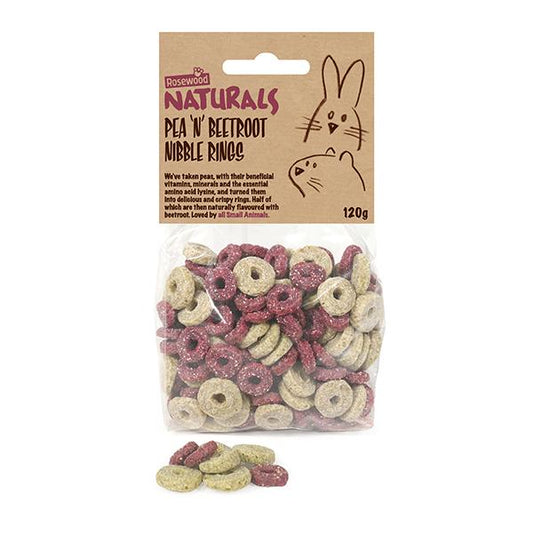 Pea 'n' Beetroot Nibble Rings 120g