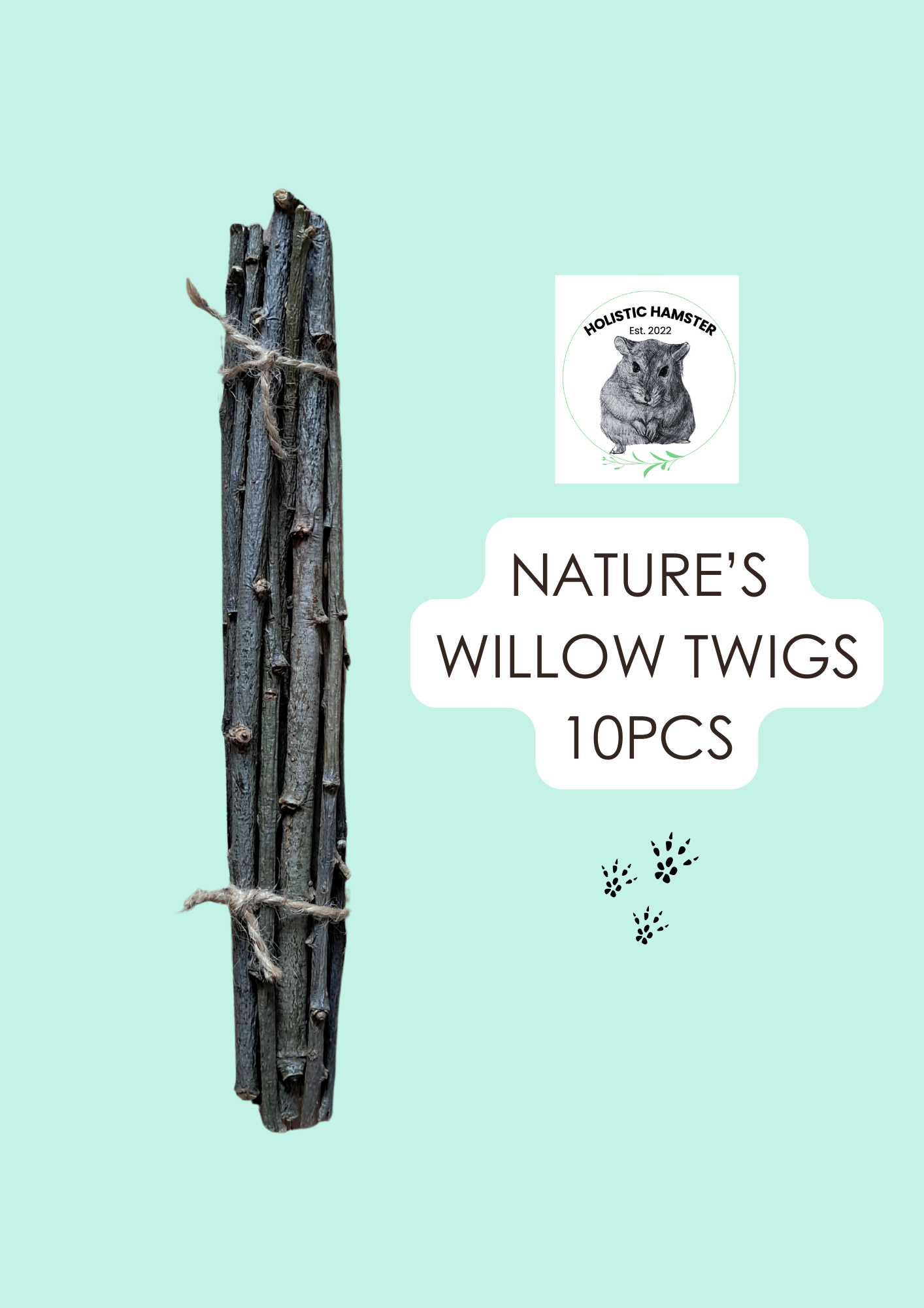 Twig Rattle Willow Twigs 10pcs – Mischief Pet Products