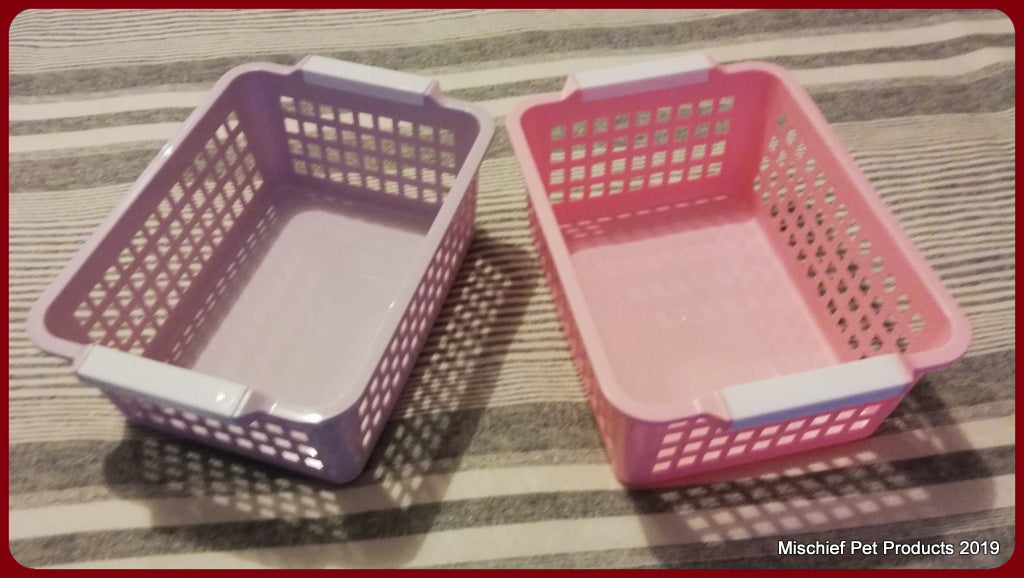 Plastic Basket - 20cm x 15cm - Mischief Pet Products
