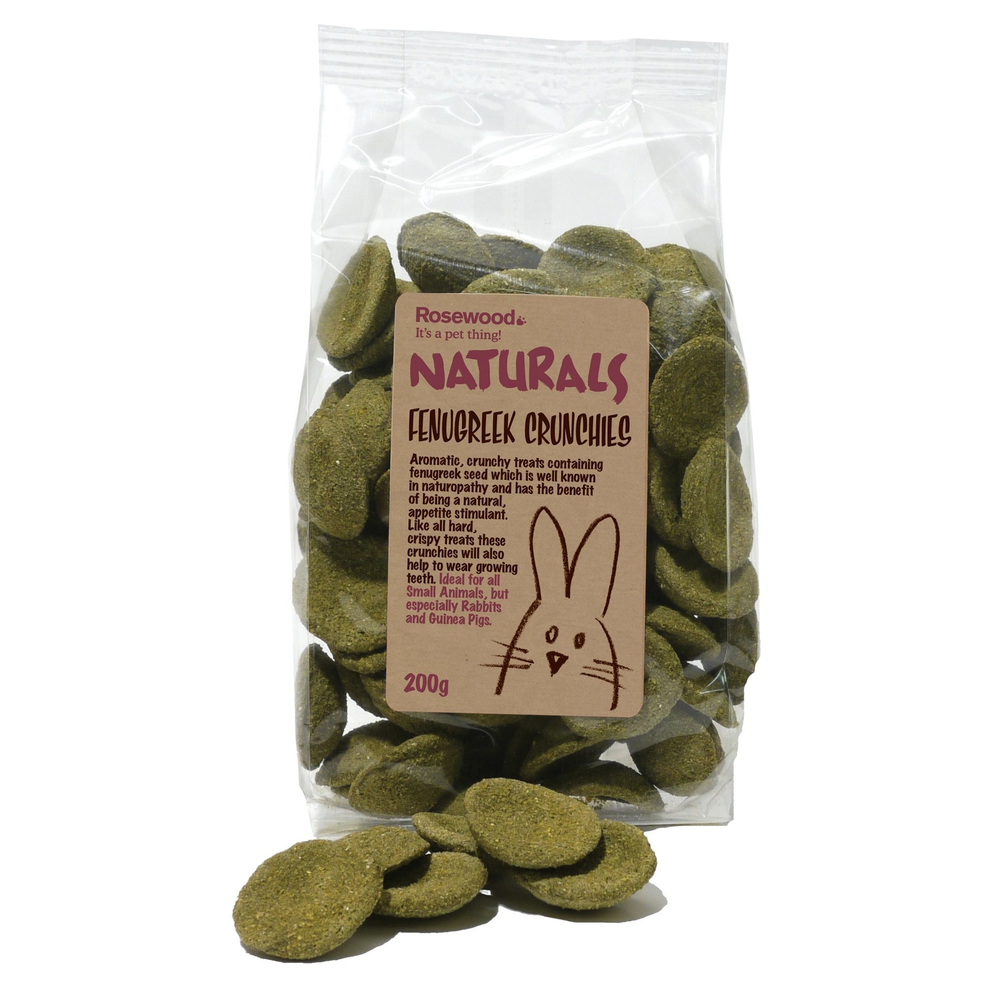 Naturals Fenugreek Crunchies 200g - Mischief Pet Products