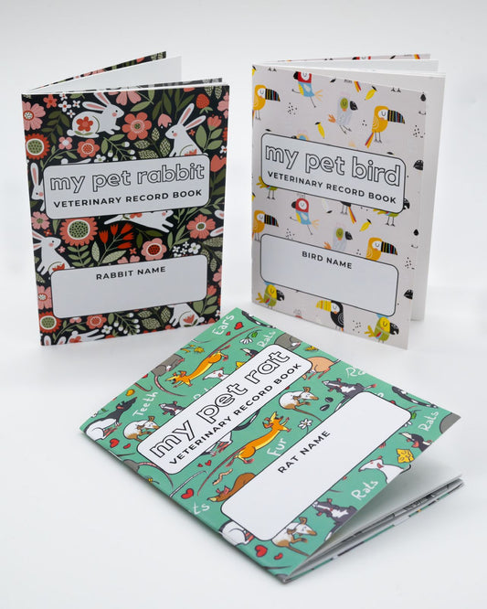 My Pet Rat Veterinary Record Book - Mischief Pet Products