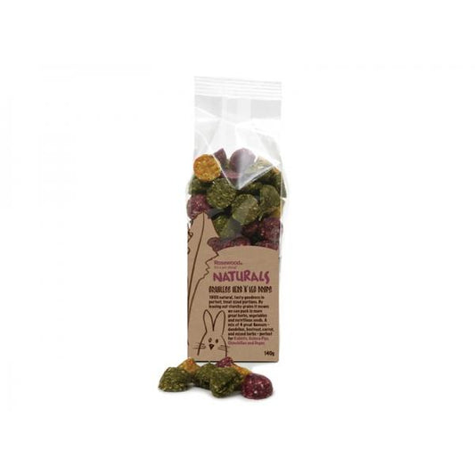 Naturals Grainless Herb & Veg Drops 140g - Mischief Pet Products